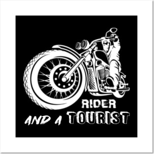 Biker and Tourist Posters and Art